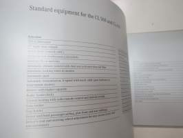 Mercedes-Benz The CL Coupés 2000 -myyntiesite / brochure