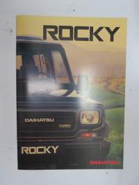 Daihatsu Rocky -myyntiesite / brochure