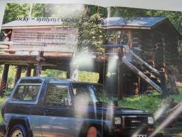 Daihatsu Rocky -myyntiesite / brochure