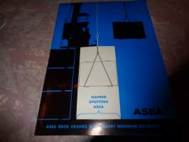 ASEA Maritime equipment- tekniset selosteet (engl.) 6 kpl