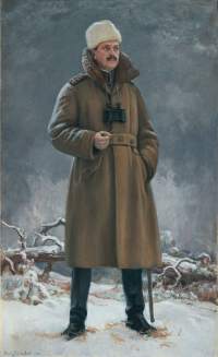 Mannerheim 1918, Eero Järnefelt, canvastaulu, koko noin 80 cm x 120 cm. Teen näitä vain 100 numeroitua kappaletta (sisältäen kaikki koot). Hieno esim. lahjaksi.