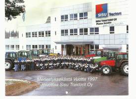Sisu Traktorit Oy  kuvallinen seinäkalenteri 1997 -   kalenteri