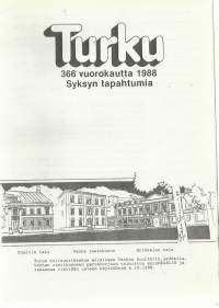 Turku 366 vuorokautta 1988 - matkailuesite