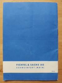 Sachs 50 kaksivaihde käsikirja Nr. 312.2 Fi/4