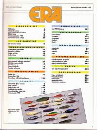 Suuri eräkatsaus - Erä 5-6, 1993. Valintaoppaissa haulikot, retkikeittimet, uutuusvieheet, perhokelat, suuren kalan siimat. Katso sisällys kuvista