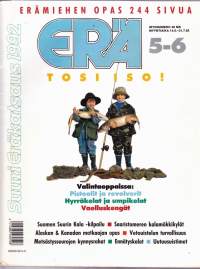 Suuri eräkatsaus 1992 - Erä N:o 5-6, 1992. Valintaoppaissa pistoolit ja revolverit, hyrräkelat ja umpikelat, vaelluskengät. Katso sisällys kuvista