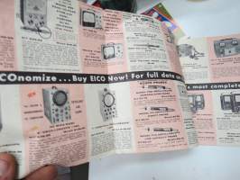 Eico electric testers etc. -brochure / myyntiesite englanniksi