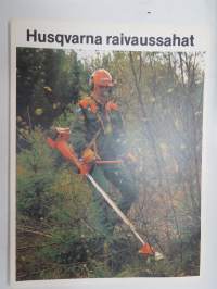 Husqvarna raivaussahat -myyntiesite / brochure