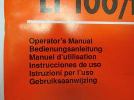 Husqvarna LT 100 / 112 / 125 Operator´s Manual, Bedienungsanleitung, Manuel d´utilisation, Instrucciones de uso, Istruzioni per lúso, Gebruiksaanwijzing