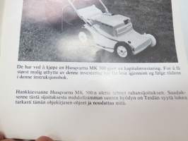 Husqvarna MK500 bugsanvisning på norska -norjankielinen käyttöohjekirja