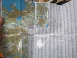 Eesti - Estonia Road map / Maanteede kaart / Tiekartta / Карта автодорог -kartta / map
