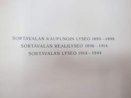 Sortavalan lyseo 1893-1944 - muistojulkaisu -school history