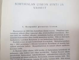 Sortavalan lyseo 1893-1944 - muistojulkaisu -school history