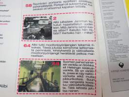 Alibi 2000 nr 1, Jammun haastattelu, Pietarsaari pommimies, Tappajavanki Jamina, 15-vuotias sarjaraiskaaja riehui, 90-luvun poliisisurmat, Turun paistinpannusurma