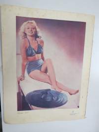 Variete 1946 nr 2 julnummer -ruotsalainen pinup- ja kertomuslehti -swedish pinup magazine with stories