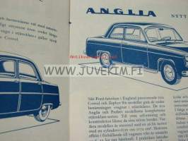 Ford - personbilar åm. 1955 -broschyr myyntiesite