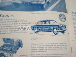 Ford - personbilar åm. 1955 -broschyr myyntiesite