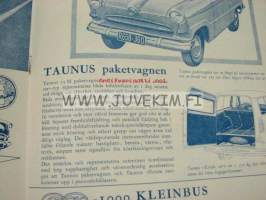 Ford - personbilar åm. 1955 -broschyr myyntiesite