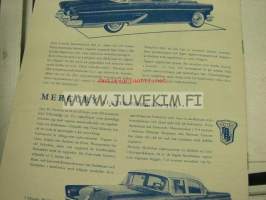 Ford - personbilar åm. 1955 -broschyr myyntiesite