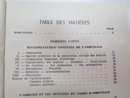 Code d´Arbitrage du volley-ball (lentopallo)