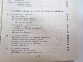 Code d´Arbitrage du volley-ball (lentopallo)