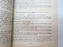 Code d´Arbitrage du volley-ball (lentopallo)