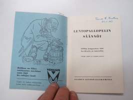 Lentopallopelin säännöt
