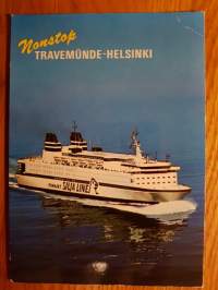 Nonstop Travemünde-Helsinki FINNJET Silja Line. Postikortti kulkenut vuonna 1991