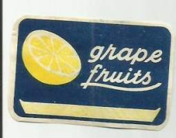 Grape Fruit -   juomaetiketti