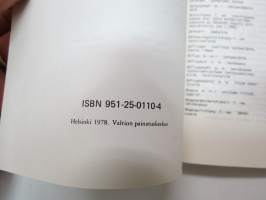 Saksalais-suomalainen sotilassanasto 1978 -german-finnish military dictionary