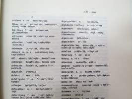 Saksalais-suomalainen sotilassanasto 1978 -german-finnish military dictionary