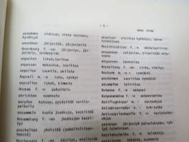 Saksalais-suomalainen sotilassanasto 1978 -german-finnish military dictionary
