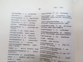 Saksalais-suomalainen sotilassanasto 1978 -german-finnish military dictionary