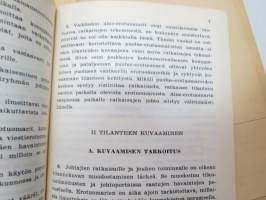 Sotaharjoitusohjesääntö (SotahO) 1957 + liite &quot;Ohjeita erotuomaritoimintaa varten -finnish army rules for military rehearsal operations etc.