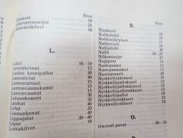 Oy Suomen urheiluaitta Ab - SUA - Päähinnasto 1926 - mukana saatekirje osoitettuna &quot;Nousiaisten Suojeluskunta, Nousiainen&quot;, luettelossa myös Suojeluskuntatarvikkeita