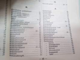 Oy Suomen urheiluaitta Ab - SUA - Päähinnasto 1926 - mukana saatekirje osoitettuna &quot;Nousiaisten Suojeluskunta, Nousiainen&quot;, luettelossa myös Suojeluskuntatarvikkeita