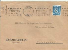 Kerttusen Sähkö Oy Jyväskylä    1953  firmakuori