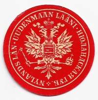 Uudenmaan Lääni paperisinetti n 1890 - sinetti