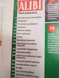 Alibi 2005 nr 3, Virpi Butt, Lauri Johansson NBK-jengi, Kavaltaja Matias Suomela, Nurmeksen viinamafia, Risto Toivanen Iisalmi, Tampere Villilä hevostallisurma