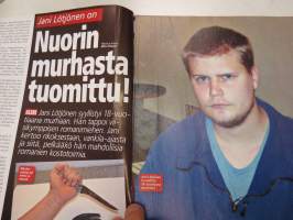 Alibi 2006 nr 2, Nuori murhamies Jani Lötjönen, Riihimäen kapinavangit, 13-vuotias hyväksikäytetty Miia, Petri Ropponen syyttömästi vankilassa, Puukolla 12 kertaa