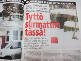 Alibi 2006 nr 2, Nuori murhamies Jani Lötjönen, Riihimäen kapinavangit, 13-vuotias hyväksikäytetty Miia, Petri Ropponen syyttömästi vankilassa, Puukolla 12 kertaa
