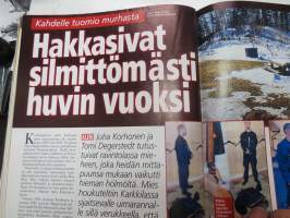 Alibi 2006 nr 2, Nuori murhamies Jani Lötjönen, Riihimäen kapinavangit, 13-vuotias hyväksikäytetty Miia, Petri Ropponen syyttömästi vankilassa, Puukolla 12 kertaa