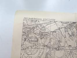 Kurala - Pääskyvuori - Littoinen 1955 -kartta / map