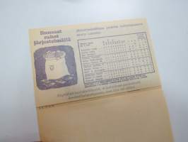 Veikkauskuponki - Vakioveikkaus - Stryktips 10.2.1971, nr 1096582 -pools coupon