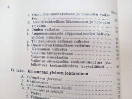 Laivatykistön ampumaohjesääntö - Meri- ja maa-ammunta (LTAO I) 1948 -Finnish Navy gun action manual