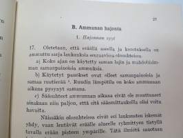 Laivatykistön ampumaohjesääntö - Meri- ja maa-ammunta (LTAO I) 1948 -Finnish Navy gun action manual