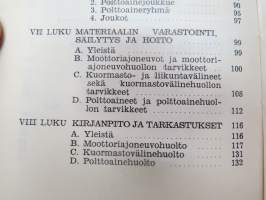 Kuljetusvälinehuolto-ohjesääntö (Kväl HO) -Finnish army transport device service manual