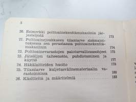 Kuljetusvälinehuolto-ohjesääntö (Kväl HO) -Finnish army transport device service manual