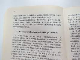 Kuljetusvälinehuolto-ohjesääntö (Kväl HO) -Finnish army transport device service manual