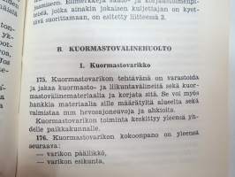 Kuljetusvälinehuolto-ohjesääntö (Kväl HO) -Finnish army transport device service manual